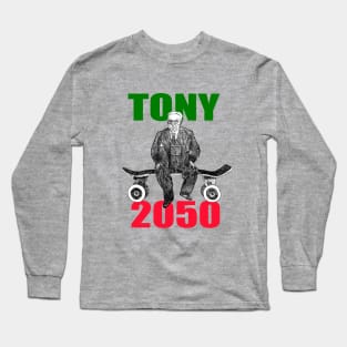 Tony Skates 2050 - Old time skater. Long Sleeve T-Shirt